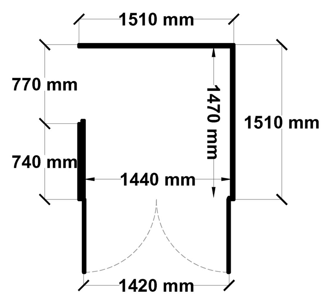 >
 <tr><td style="border-width: 1px;">Slab size</td><td style="border-width: 1px;">1610mm x